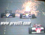 Mansell et ses étincelles...